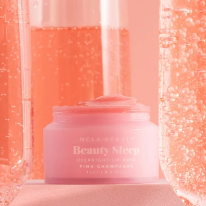 NCLA Beauty Beauty Sleep Lip Mask Pink Champagne 15 ml NCLA