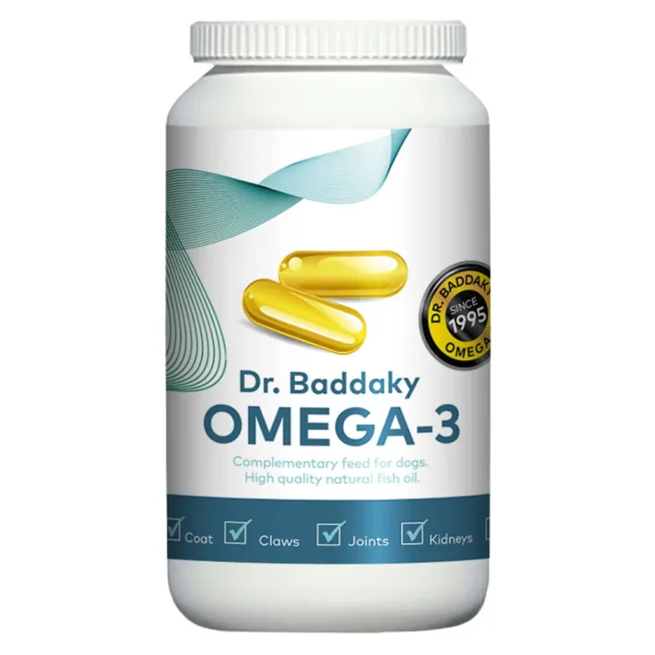 Dr. Baddaky Omega-3 Fiskolja 100 kapslar Dr. Baddaky