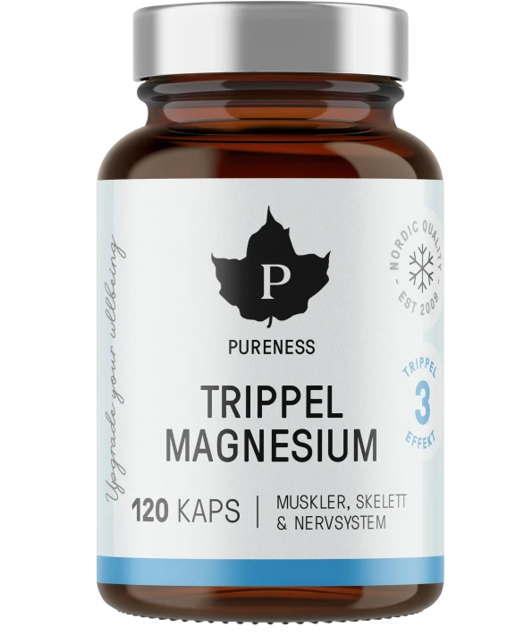Pureness Trippel Magnesium 120 kapslar Pureness