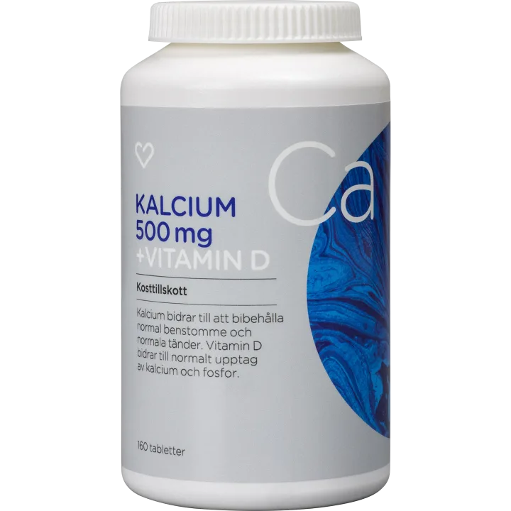 Hjärtats Kalcium + Vitamin D Tablett 160 st Hjärtats