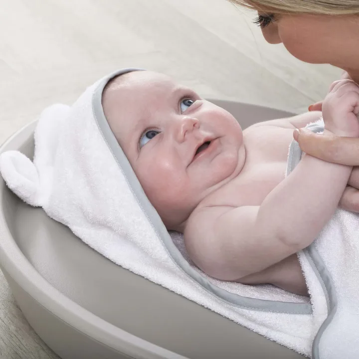 Shnuggle Skötbädd Squishy Taupe Shnuggle