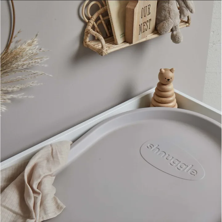 Shnuggle Skötbädd Squishy Taupe Shnuggle