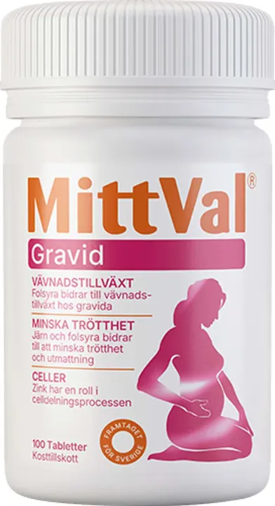 MittVal Gravid Tablett 100 st MittVal