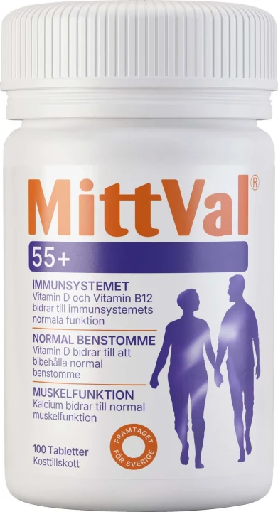 MittVal 55+ Tablett 100 st MittVal