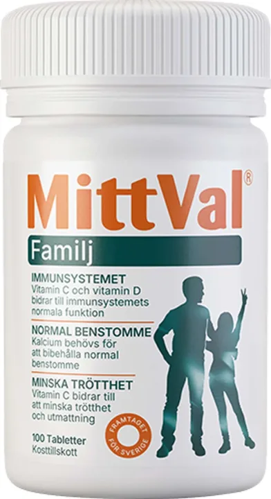 MittVal Familj Tablett 100 st MittVal