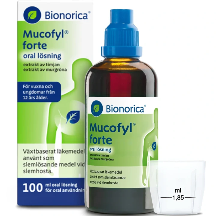 Mucofyl Forte Oral Lösning 100 ml mucofyl, Bionorica