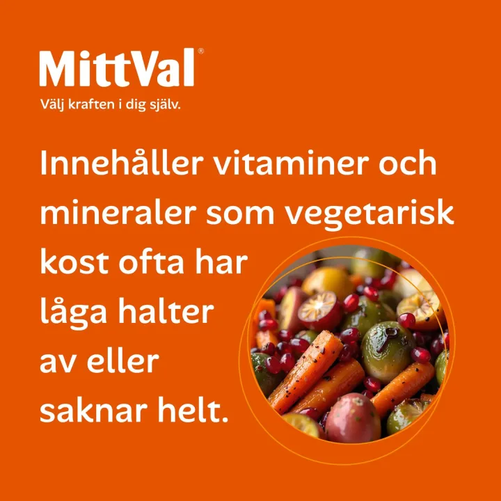 MittVal Vegetarian Tablett 100 st MittVal