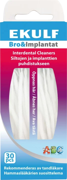 Ekulf Interdental Cleaners tandtråd 30 st Ekulf