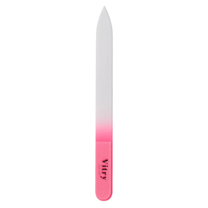 Vitry Pink Handle Glass File Vitry