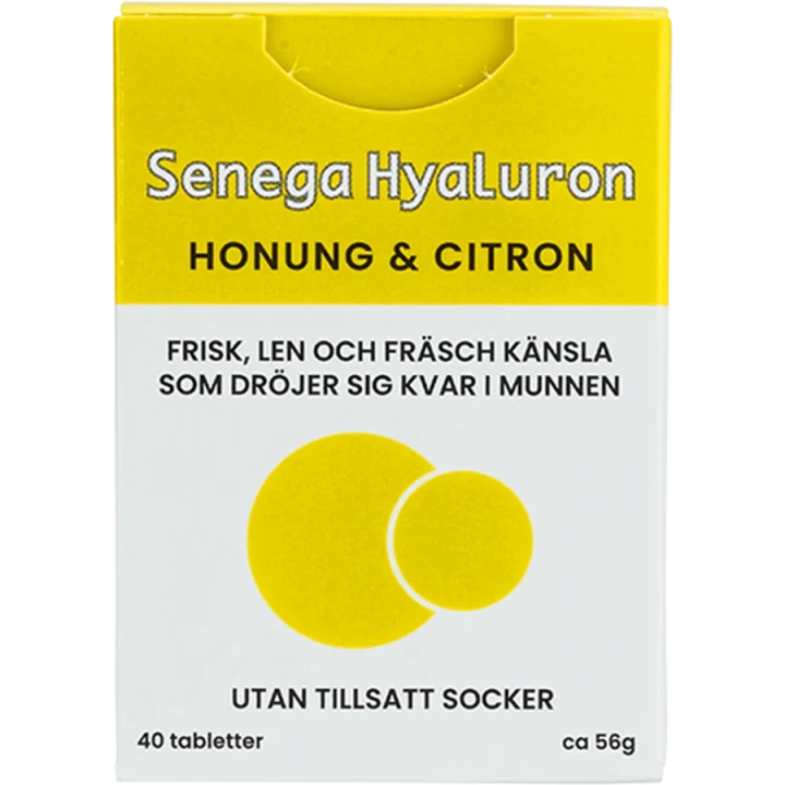 Senega Hyaluron Honung & Citron 56 g Senega