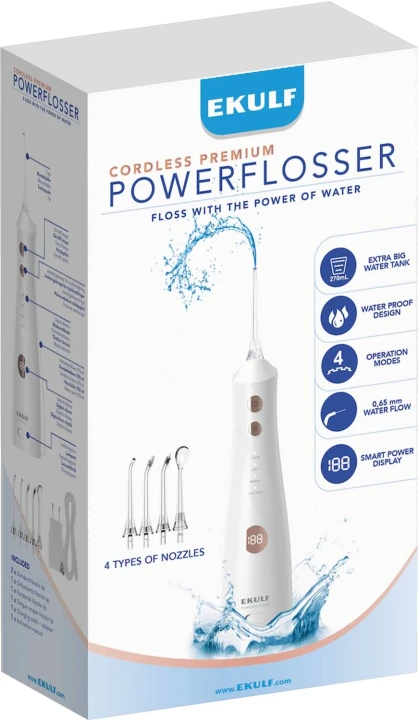 Ekulf PowerFlosser Premium White Ekulf