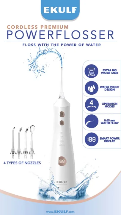 Ekulf PowerFlosser Premium White Ekulf
