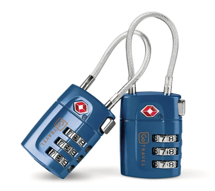 GoTravel Combi Cable Twin Padlocks TSA 2 st GoTravel