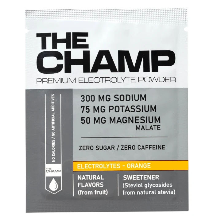 THECHAMP Sockerfritt Elektrolytpulver Apelsin 12-pack THECHAMP