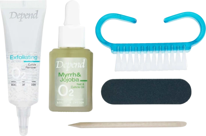 Depend 2 step Action Nail Care Kit Depend