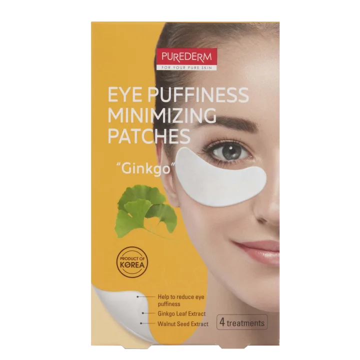 Purederm Eye Puffiness Minimizing Eye Patches Ginkgo 8 st Purederm