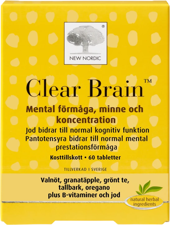 New Nordic Clear Brain 60 st New Nordic