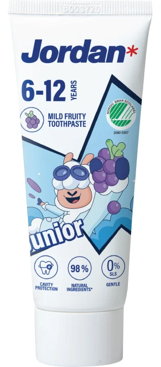 Jordan Junior Tandkräm 6-12år 50ml Jordan