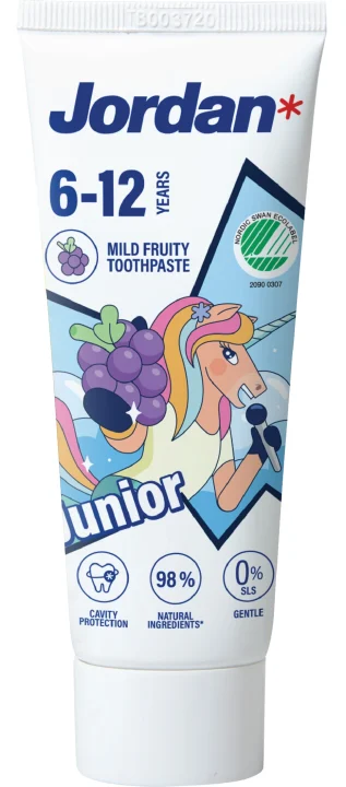 Jordan Junior Tandkräm 6-12år 50ml Jordan