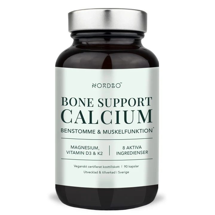 Nordbo Bone Support Calcium 90 kapslar Nordbo