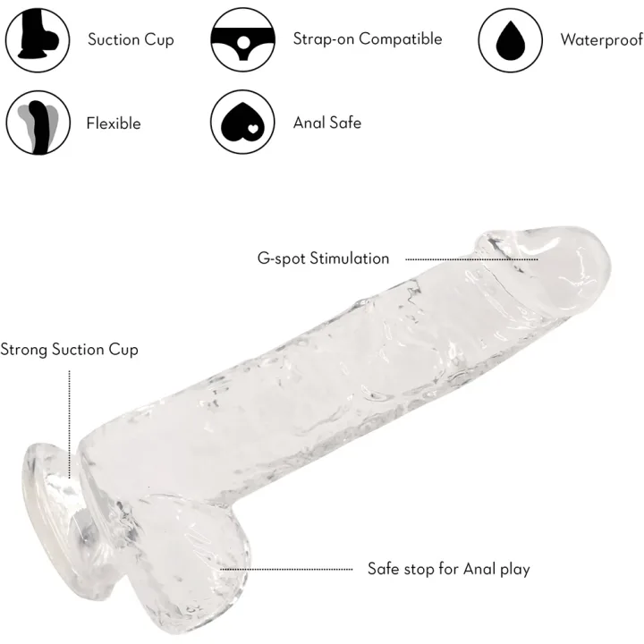 Clearlust Lazy Dildo Clearlust