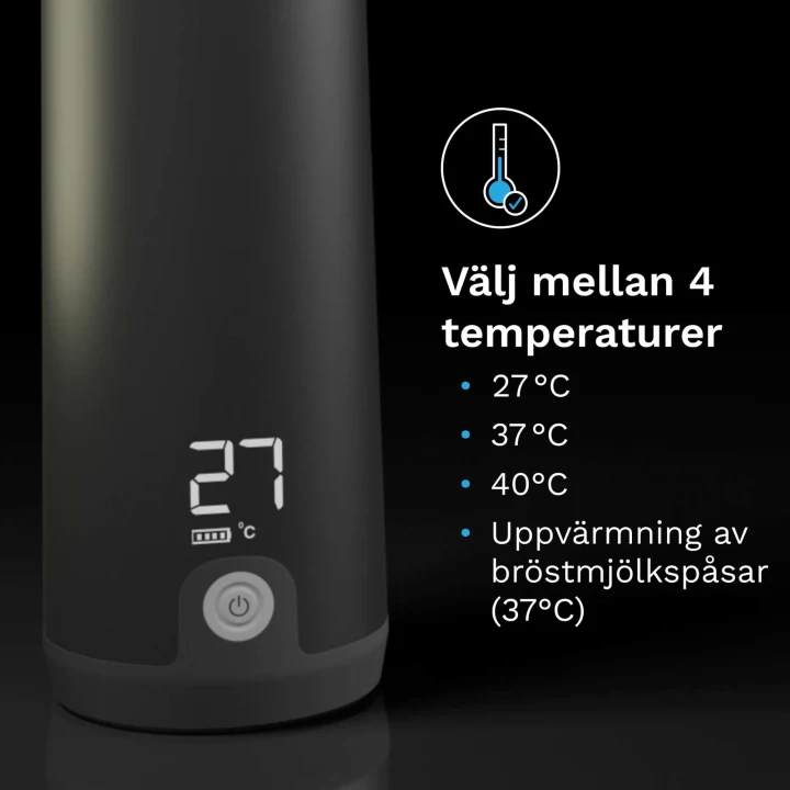 Baby Brezza Superfast Portable Bottle Warmer Black Baby Brezza