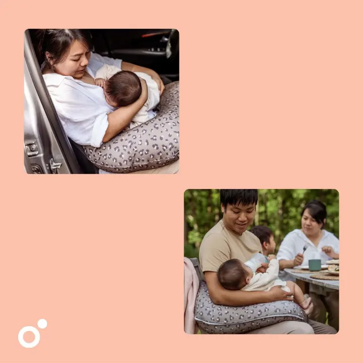 Doomoo Amningskudde Mörk Leopard Doomoo