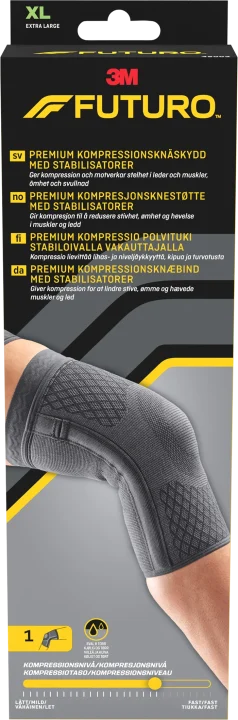 Futuro Premium Kompressionsknäskydd med stabilisatorer XL Futuro
