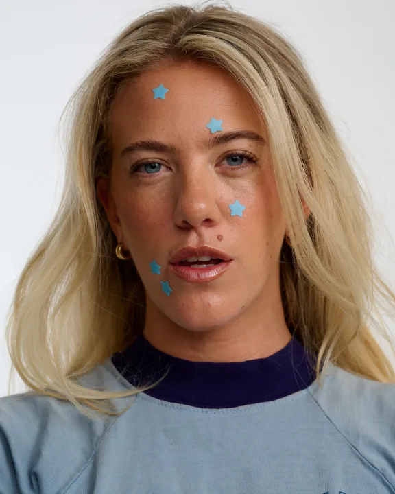 Peggy World Blemish Patches Hearts and Stars Turquoise 24 st Peggy World