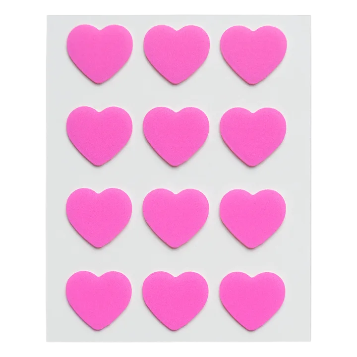 Peggy World Blemish Patches Hearts and Stars Hot Pink 24 st Peggy World