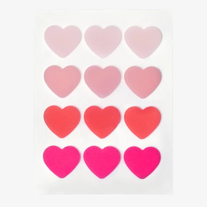 Peggy World Blemish Patches Hearts and Stars Pink 24 st Peggy World