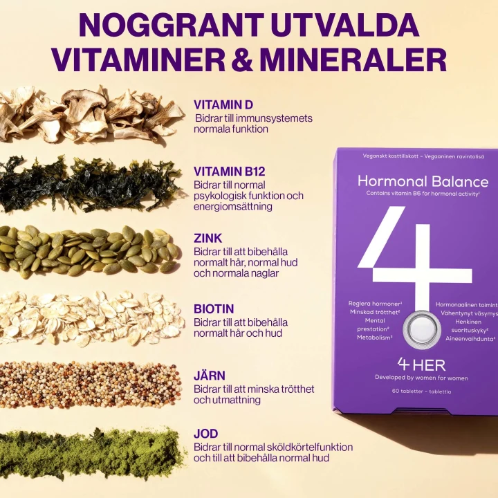 4HER Hormonal Balance 60 tabletter 4HER