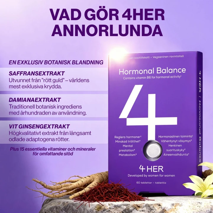 4HER Hormonal Balance 60 tabletter 4HER