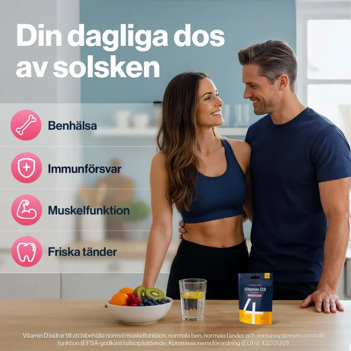 4Him&Her Vitamin D3 50 µg/2000 IU 365 st 4Him&Her