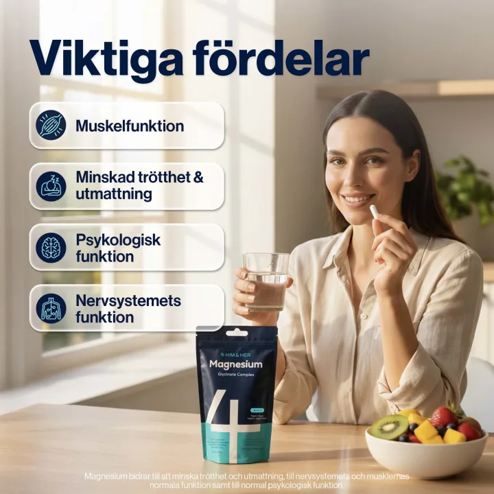 4Him&Her Magnesium Glycinate Complex 90 st 4Him&Her
