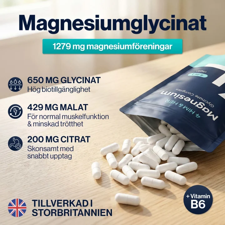 4Him&Her Magnesium Glycinate Complex 90 st 4Him&Her