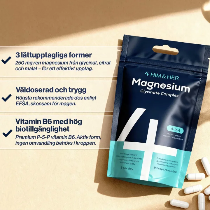 4Him&Her Magnesium Glycinate Complex 90 st 4Him&Her