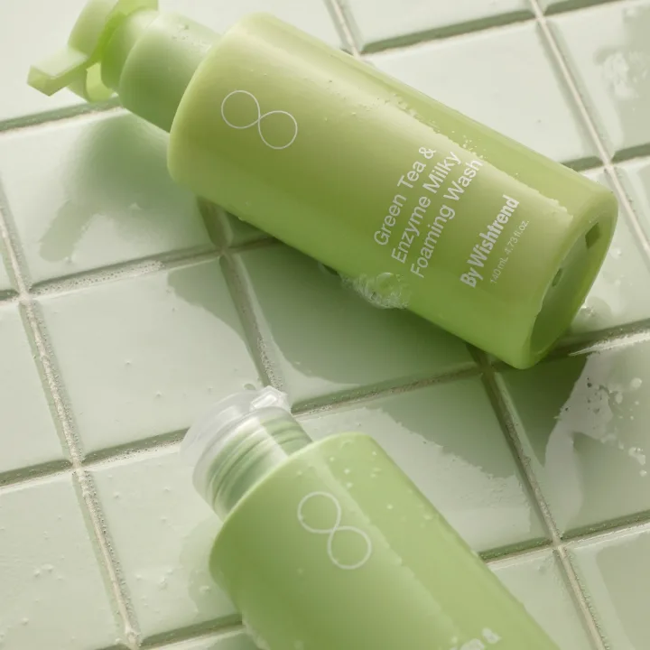 By Wishtrend Green Tea & Enzyme Milky Foaming Wash 140 ml Bywishtrend