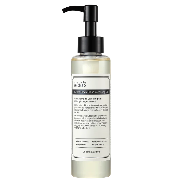 Klairs Gentle Black Fresh Cleansing Oil 150 ml Klairs