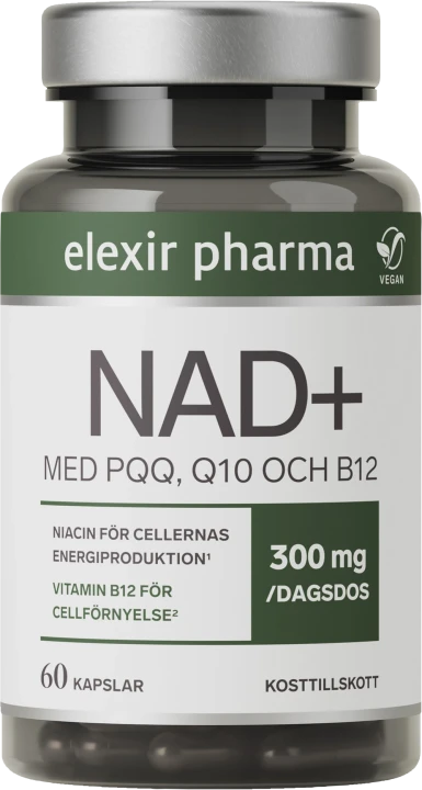 Elexir Pharma NAD+ 60 kapslar Elexir Pharma