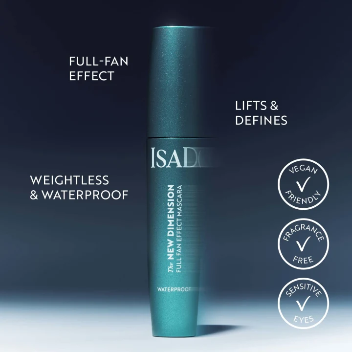 IsaDora The New Dimension Waterproof Mascara 01 Black 11 ml IsaDora