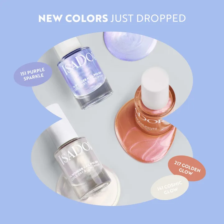 IsaDora The Wonder Nail Polish Quick dry & Longwear 5 ml 141 Cosmic Glow IsaDora