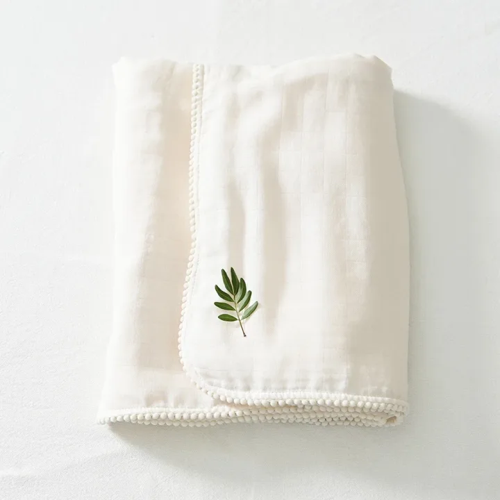 Jack o Juno Pom Pom Muslinfilt 1-pack Baby Pink Jack o Juno