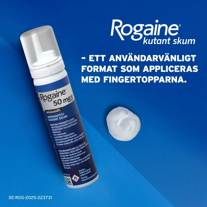 Rogaine® Kutant skum 50mg/g Tryckbehållare 60g Rogaine