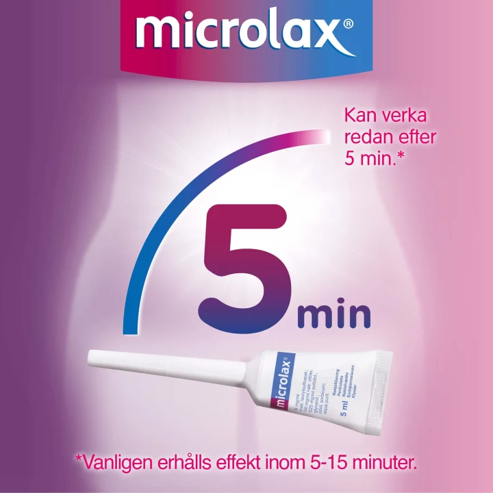 Microlax rektallösning tub 4x5 ml Microlax