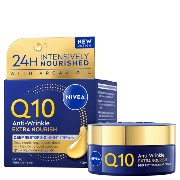 NIVEA Q10 Extra Nourish Night Cream 50 ml Nivea