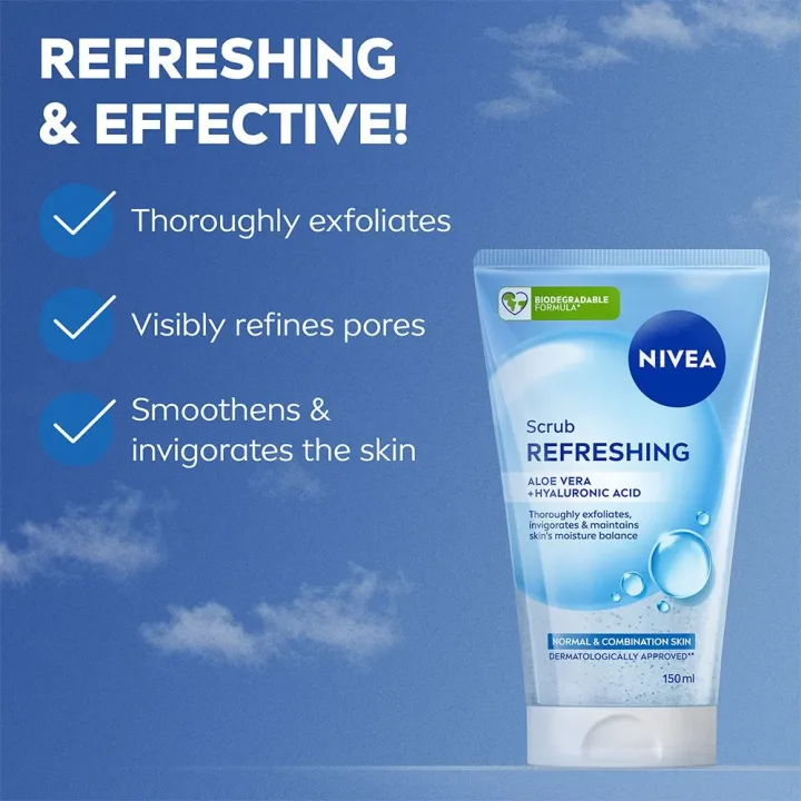 NIVEA Refreshing Exfoliating Scrub 150 ml Nivea