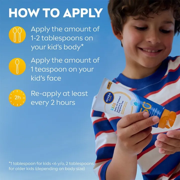 NIVEA Sun Kids Daily UV Protect SPF50+, 100 ml Nivea