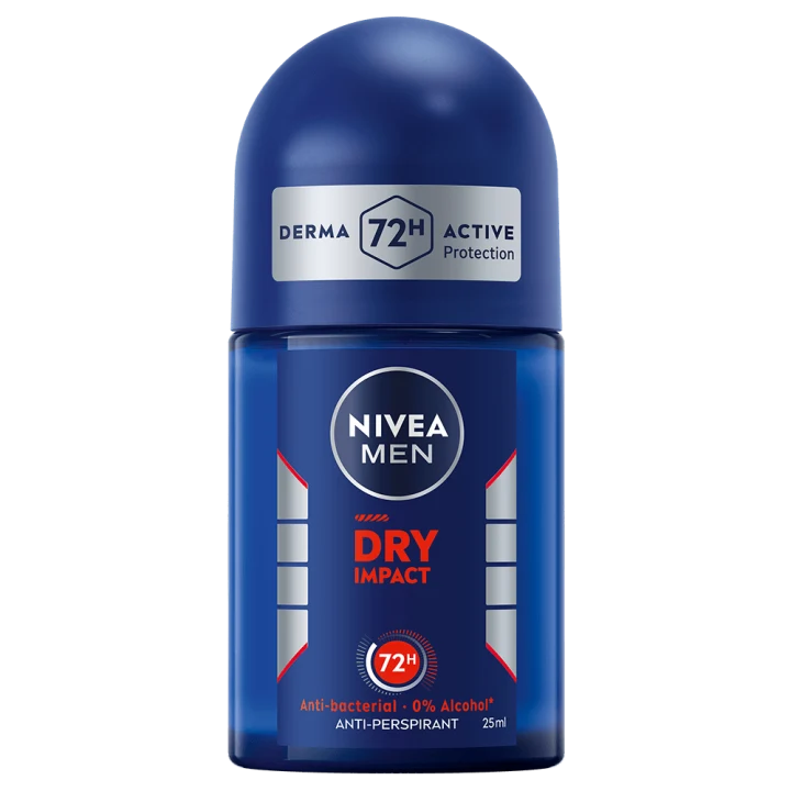NIVEA Men Dry Impact Roll On Mini 25 ml Nivea