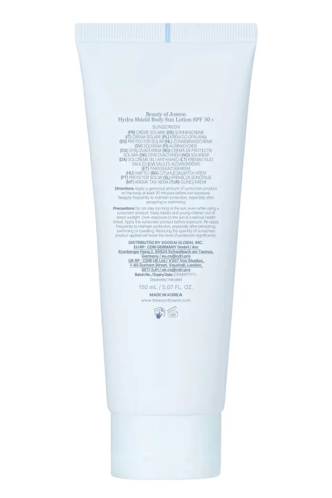 Beauty of Joseon Hydra Shield Body Sun Lotion SPF50+, 150 ml Beauty of joseon